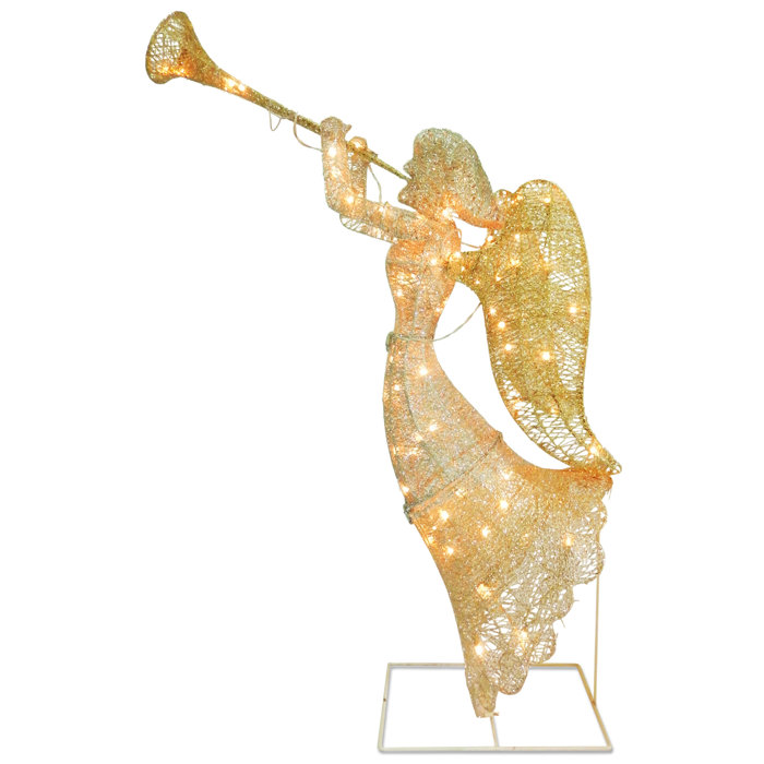 Three Posts™ Angel with Clear Lights Christmas Decoration Lighted
